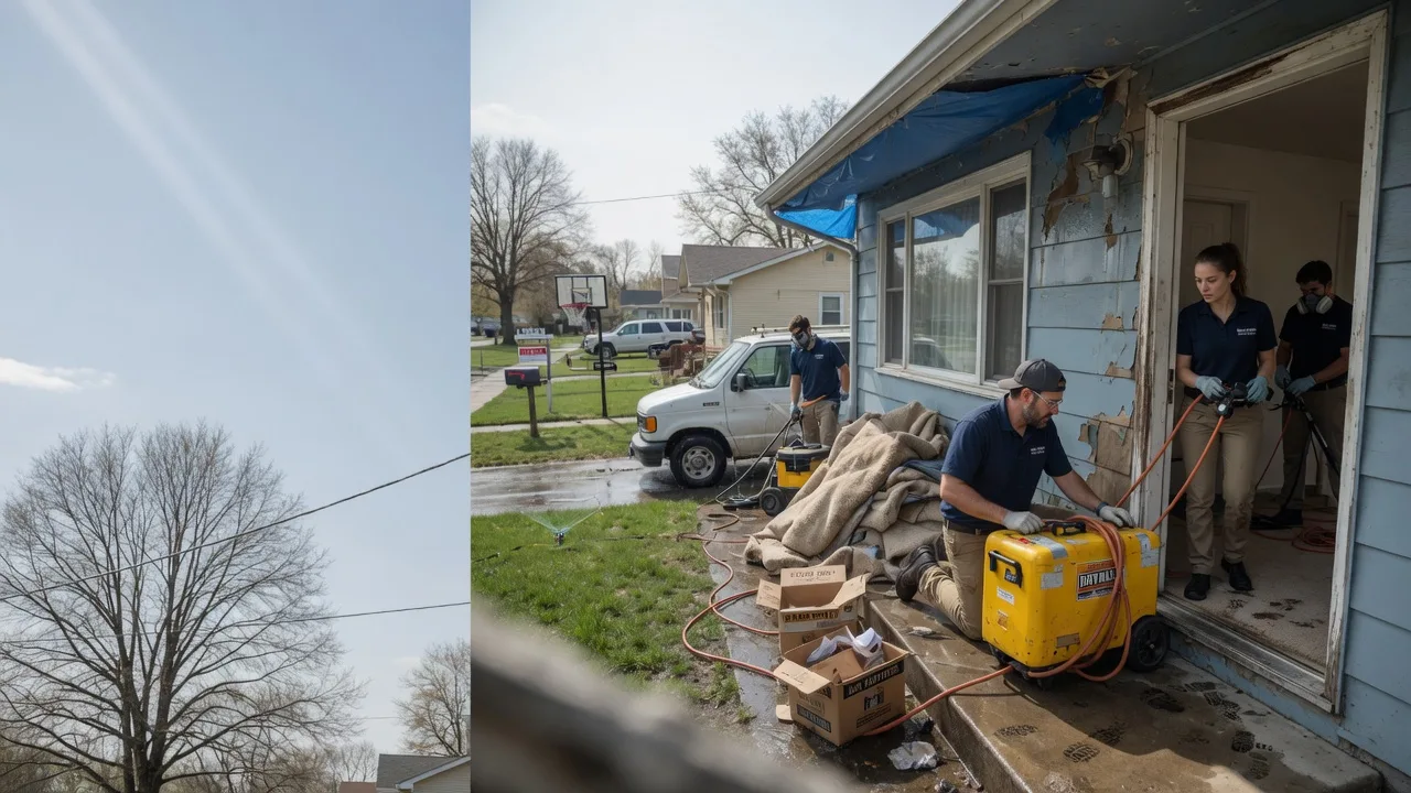 Basement Flood Cleanup in Dime Box, TX near me